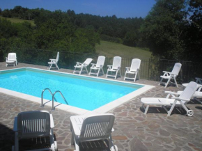 Casa vacanza con piscina panoramica Chiusdino